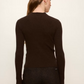 High Neck Ribbed Cardi