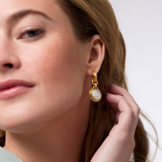 Solara Hoop & Charm-clear