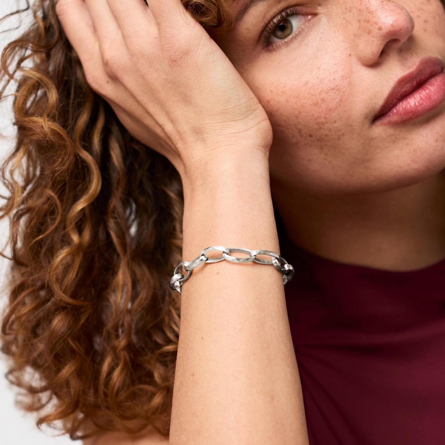 Silver Solara Link Bracelet