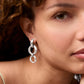 Silver Solara Orbit Earring