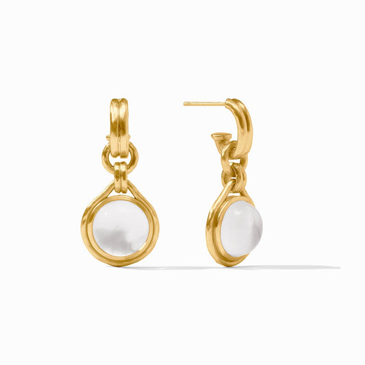 Solara Hoop & Charm-clear