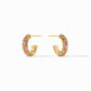 Stardust Hoop - Gold Multi Stone Small