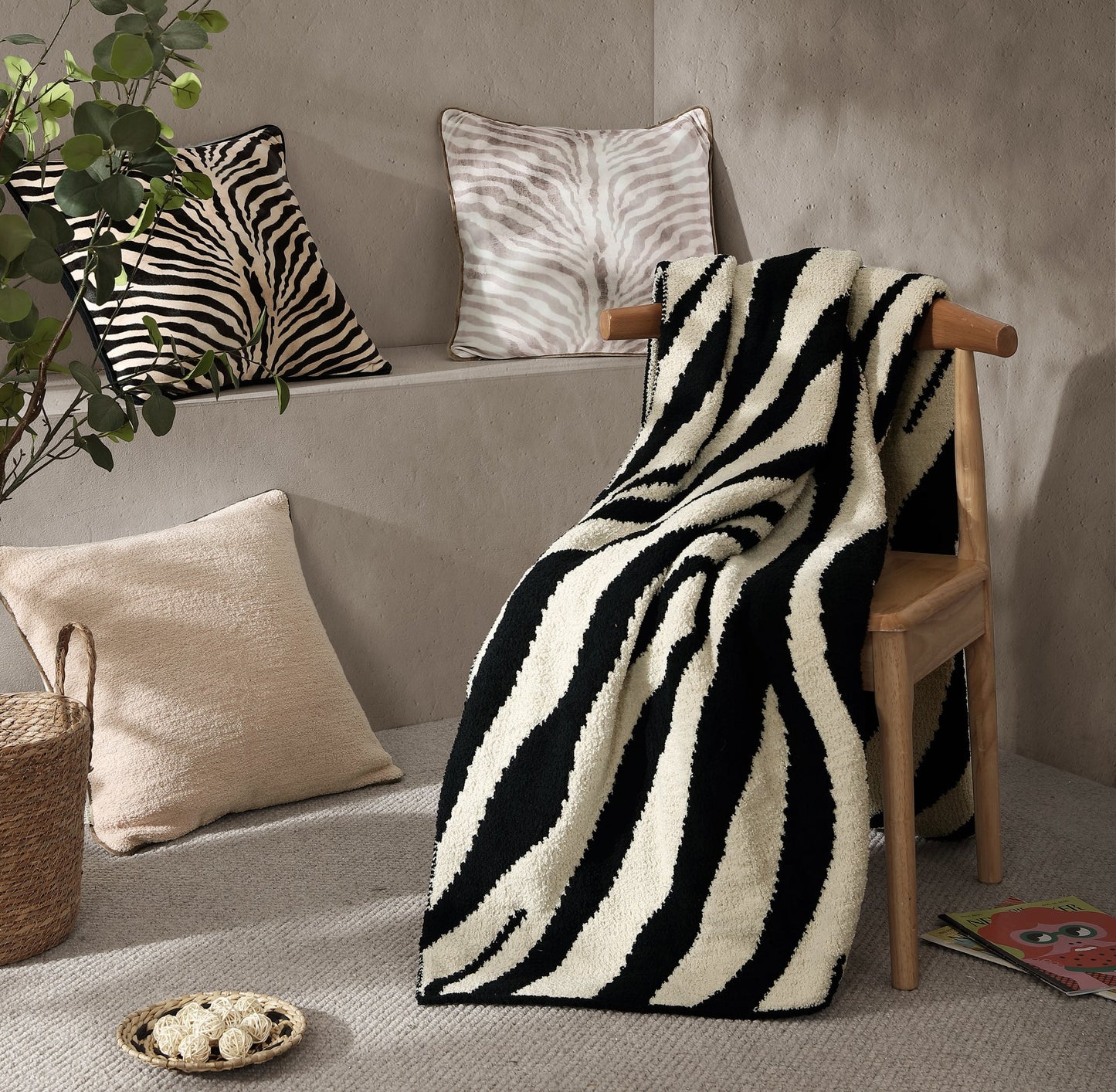 Zebra Throw