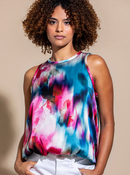 Puff Piece Printed Top