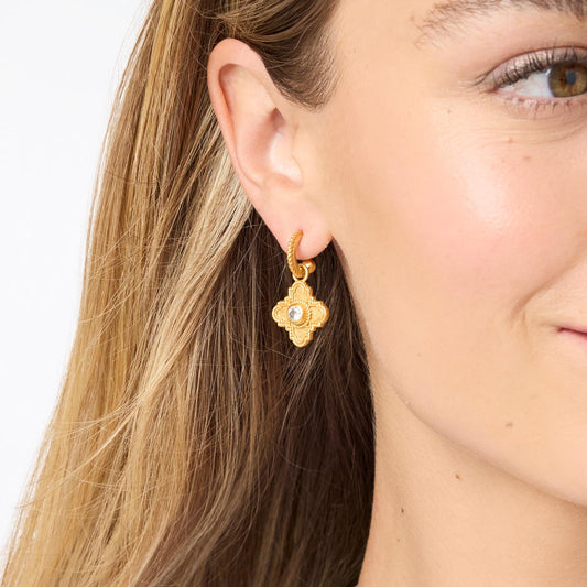 Theodora Hoop & Charm Earring