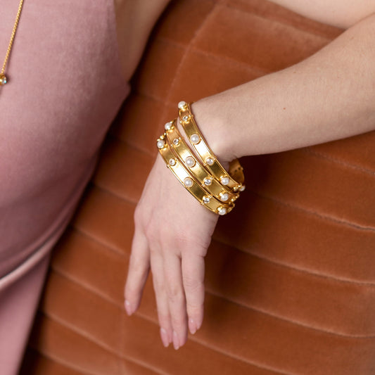 Tribecca Bangle-Pearl