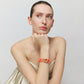Flat Chain Bracelet 2 Color-Watermelon Marble