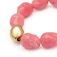 Organic Pearl Bracelet with Gold