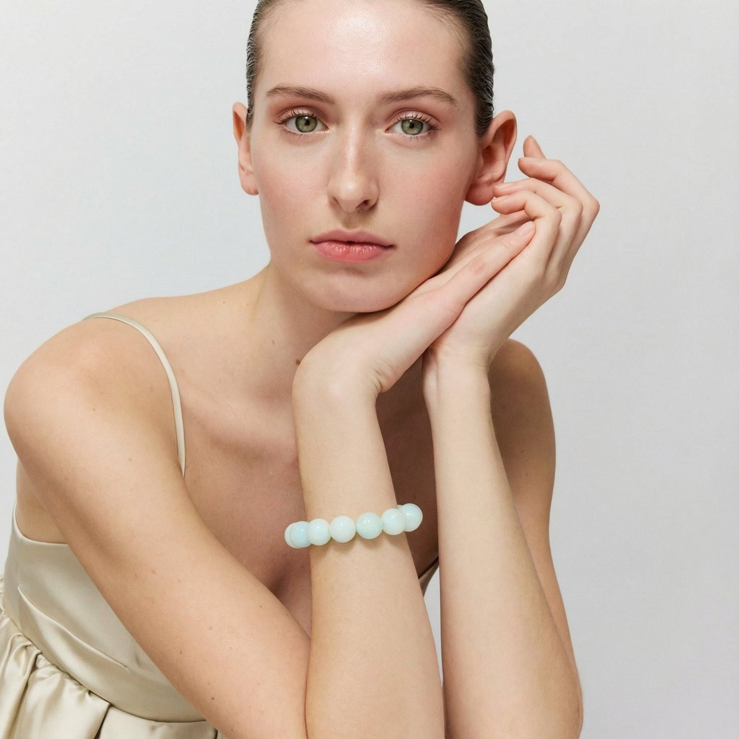 Beads Flex Bracelet-Cloud Marble