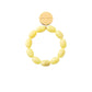 Olive Flex Bracelet-Lemon Yellow Marble