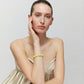 Olive Flex Bracelet-Lemon Yellow Marble