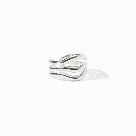 Silver Wave Ring