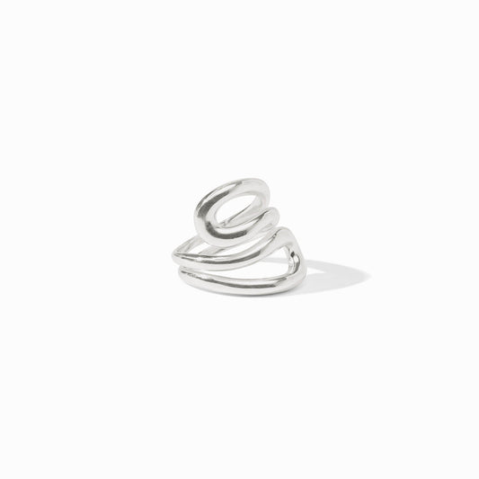 Silver Wave Wrap Ring