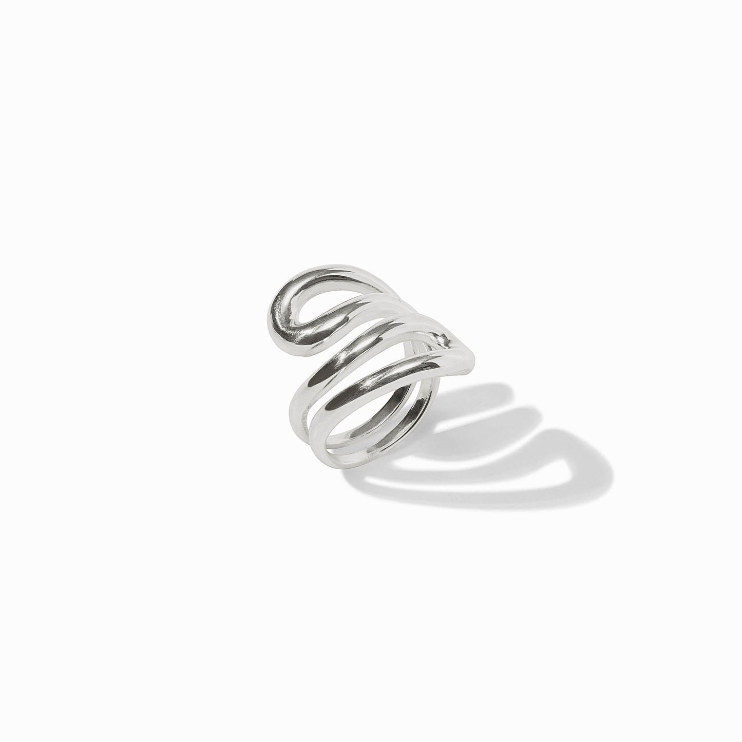 Silver Wave Wrap Ring