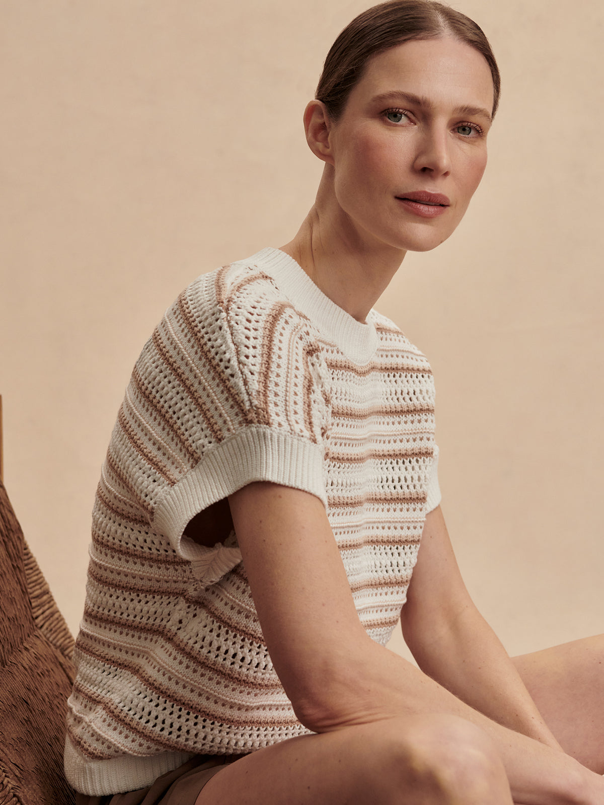 Ciara Stripe Knit Top