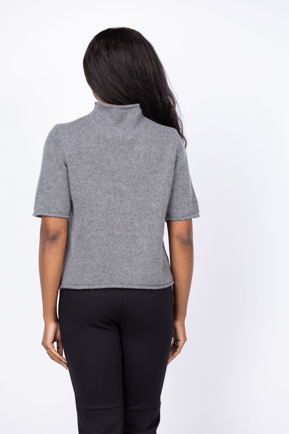Cashmere Mockneck Tee