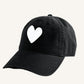 Baseball Hat Heart Patch