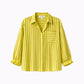 Tia Faded Stripe Shirt