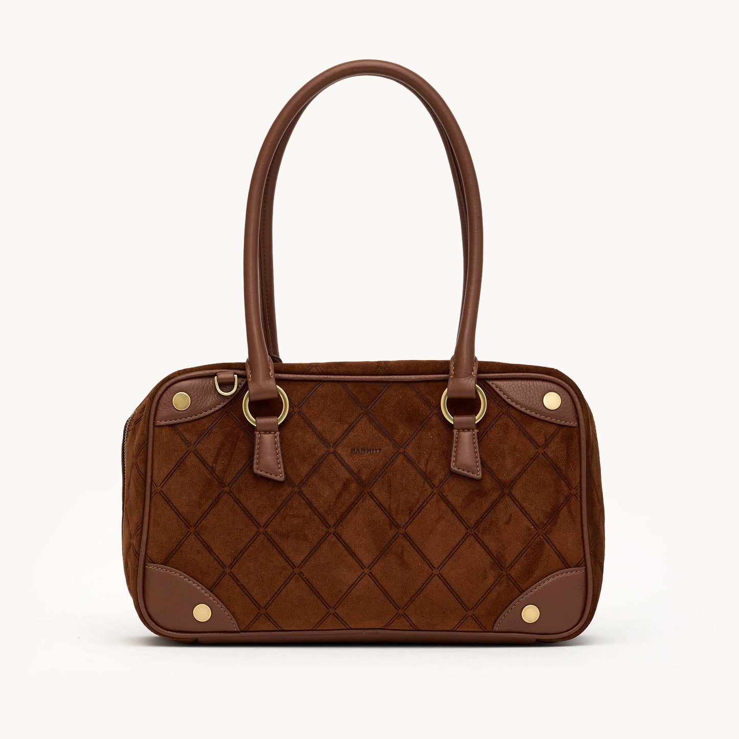 Meredith Med Noir Diamond Suede