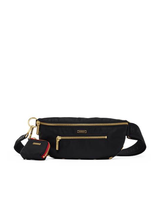 Charles Crossbody Med-Blk Nylon Cargo-G