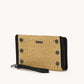 Bryant Wallet-Noir Smooth Raffia