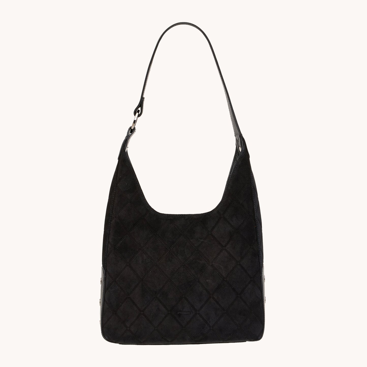 Tim Med Noir Diamond Suede