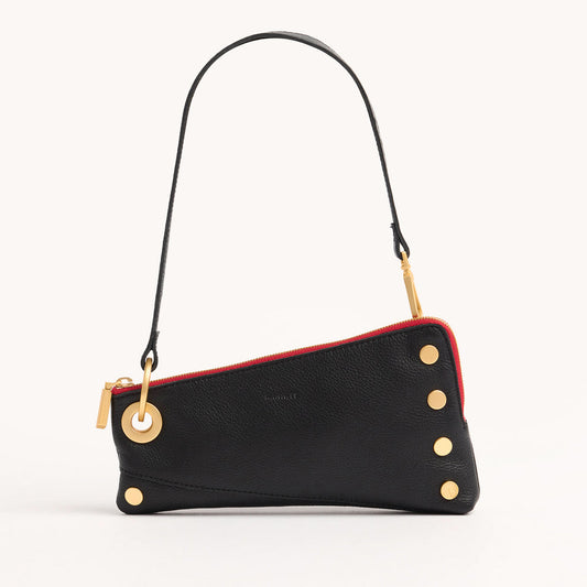 Nash Pochette Black Red Zip