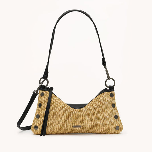 Kyle-Noir Smooth Raffia