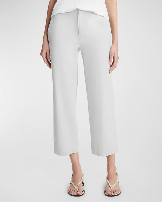 Mid Rise Cotton Crop Pant