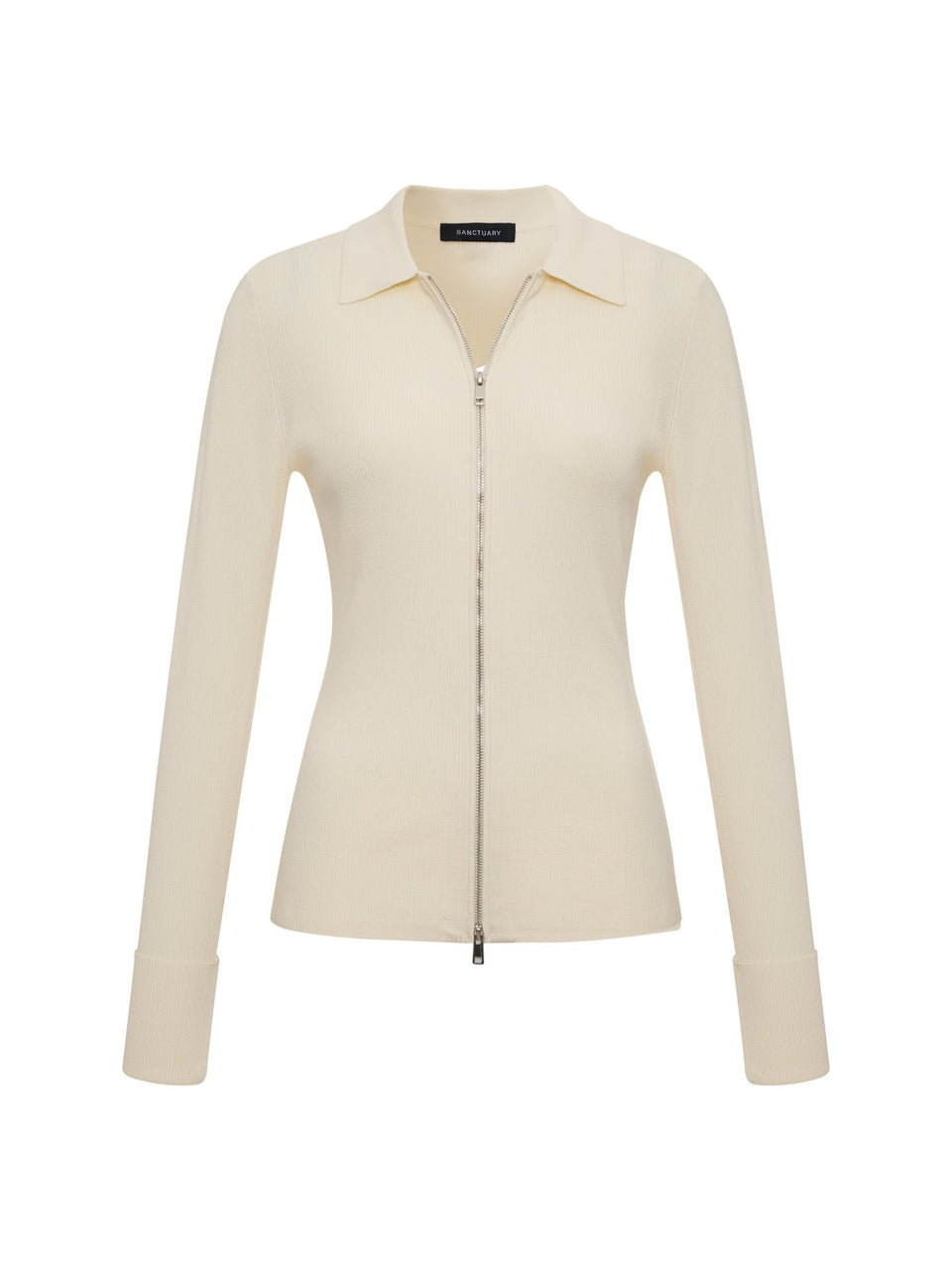 Only Yours Ribbed Zip Sweater