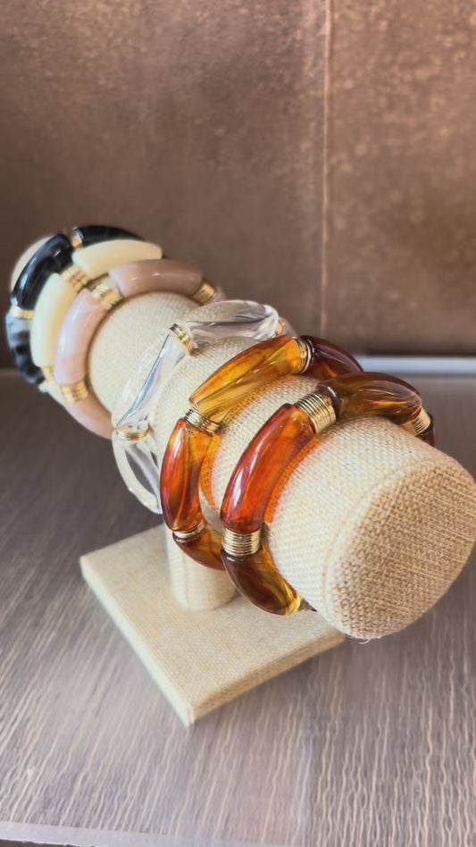 Resin Stretchy Bangle