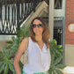 Hawaiian Print Wide Leg Pant