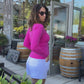 Rox Ribbed Vneck