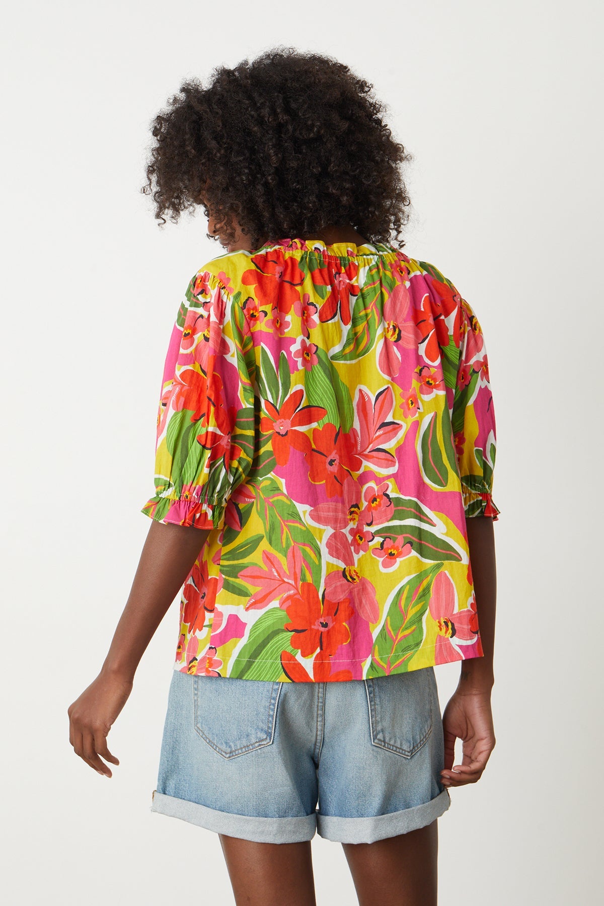 CARRIE PRINTED BOHO TOP