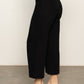 Soft Marine Wide Leg Crop