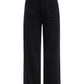 Soft Marine Wide Leg Crop