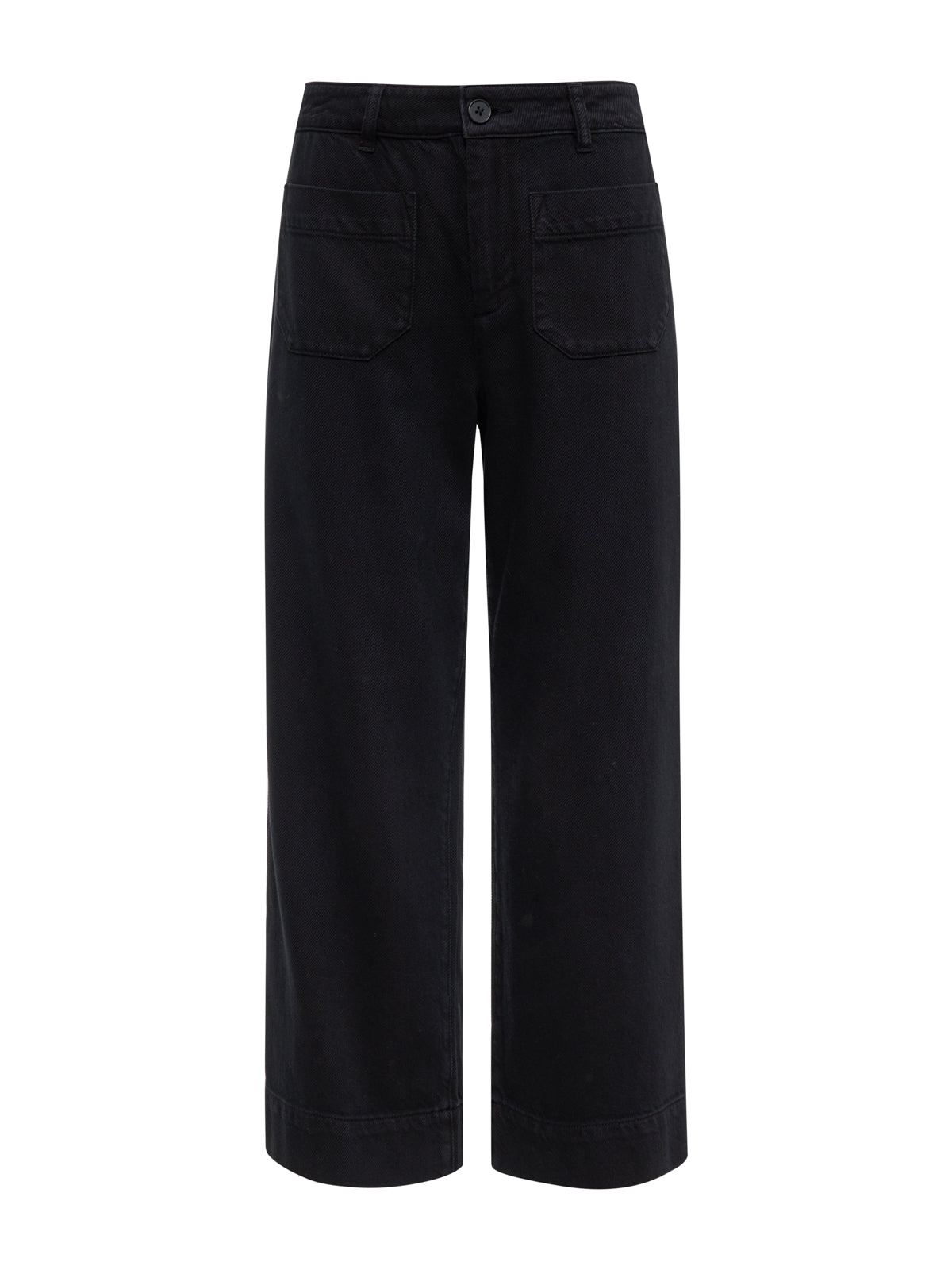 Soft Marine Wide Leg Crop