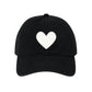 Baseball Hat Heart Patch