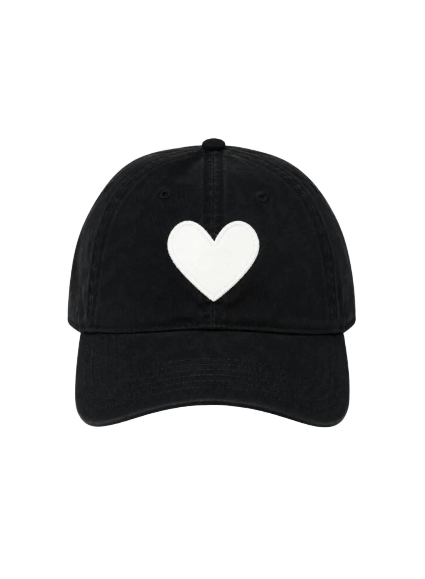 Baseball Hat Heart Patch