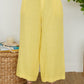 Wide Leg Linen Gaucho