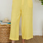Wide Leg Linen Gaucho