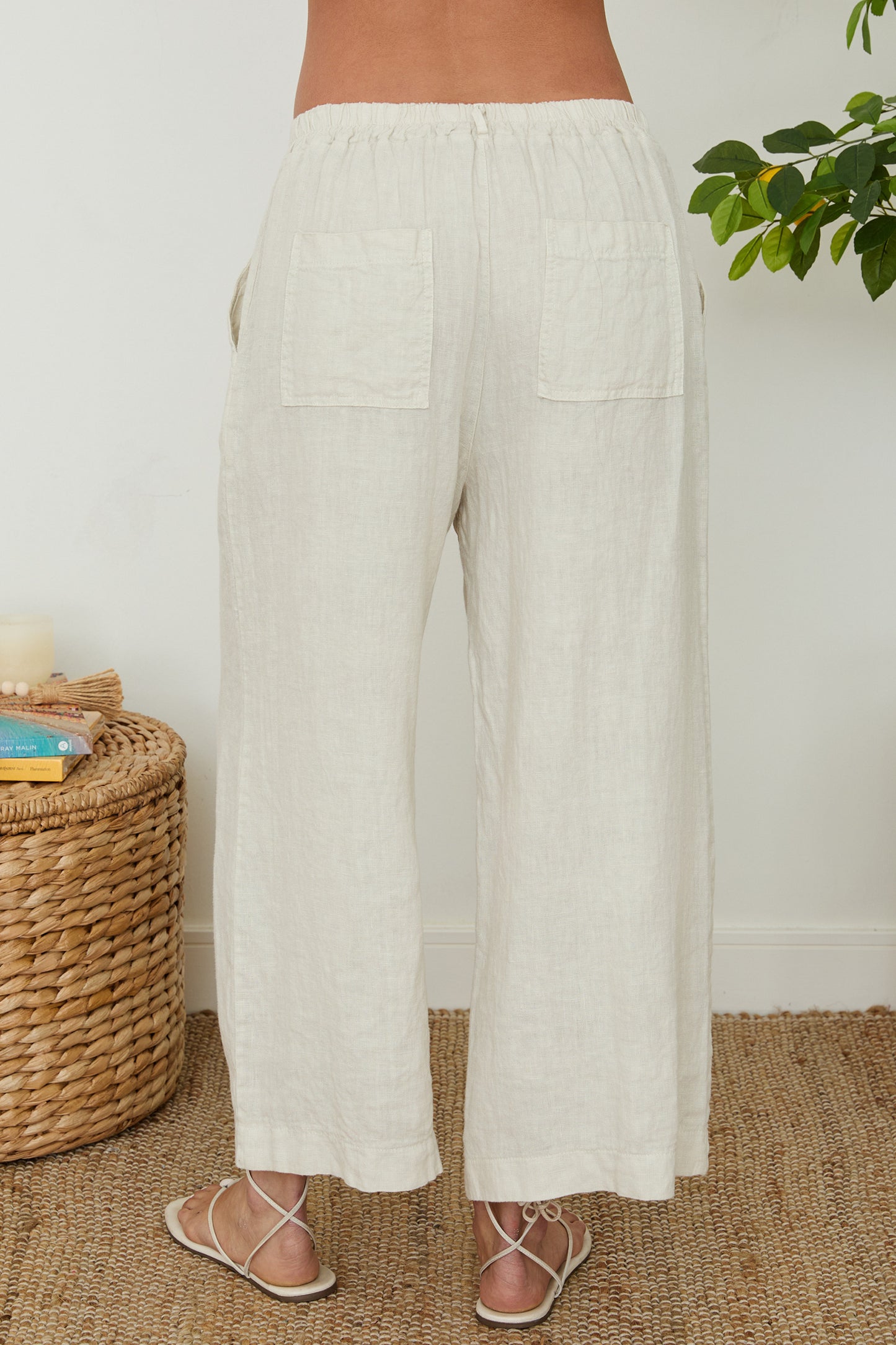 Wide Leg Linen Gaucho