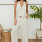 Wide Leg Linen Gaucho