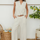 Wide Leg Linen Gaucho