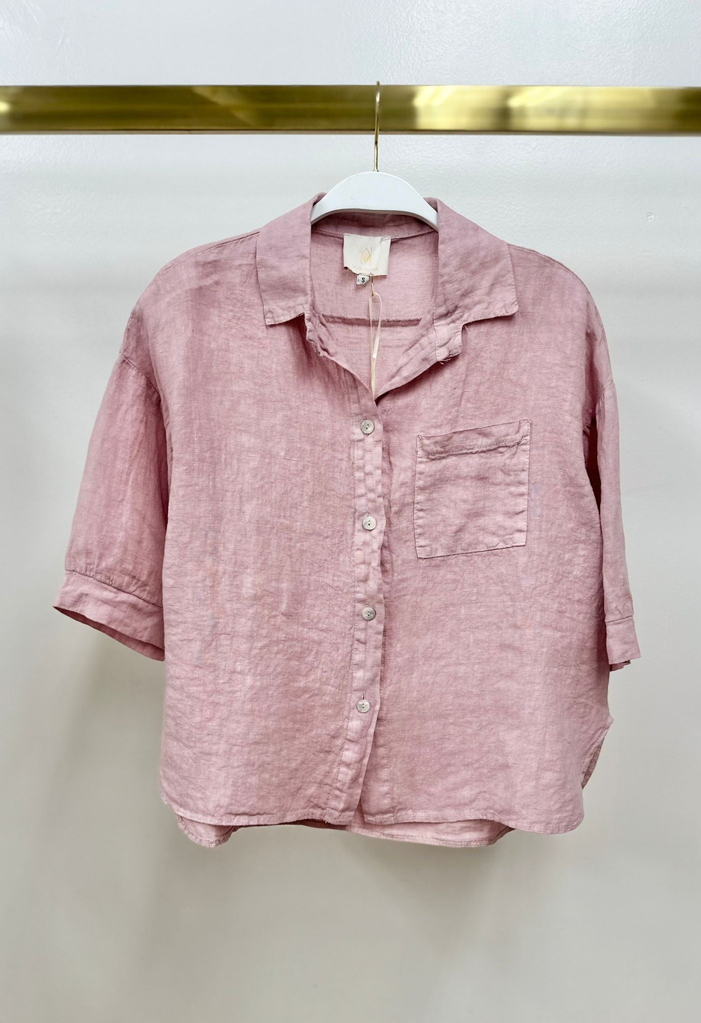 Linen 3/4 Sleeve Shirt