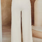 Textured Cotton Drawstring Pant