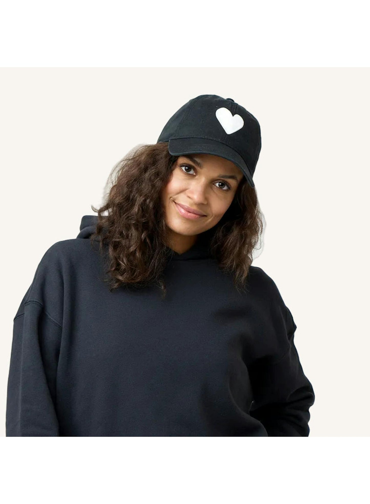 Baseball Hat Heart Patch