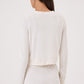 Velour Crop Sweatshirt