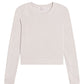 Velour Crop Sweatshirt