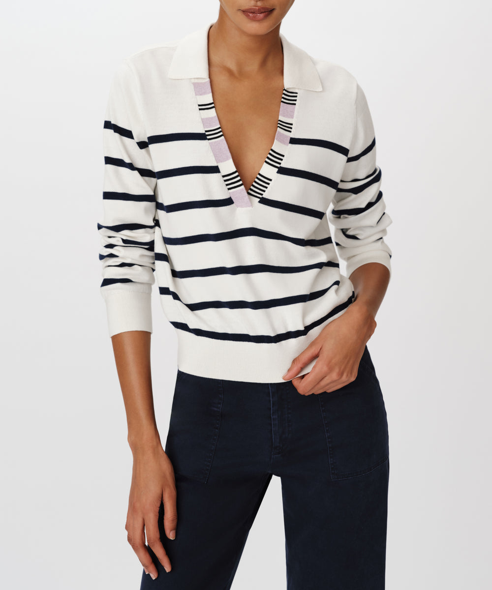 Striped Split Collar